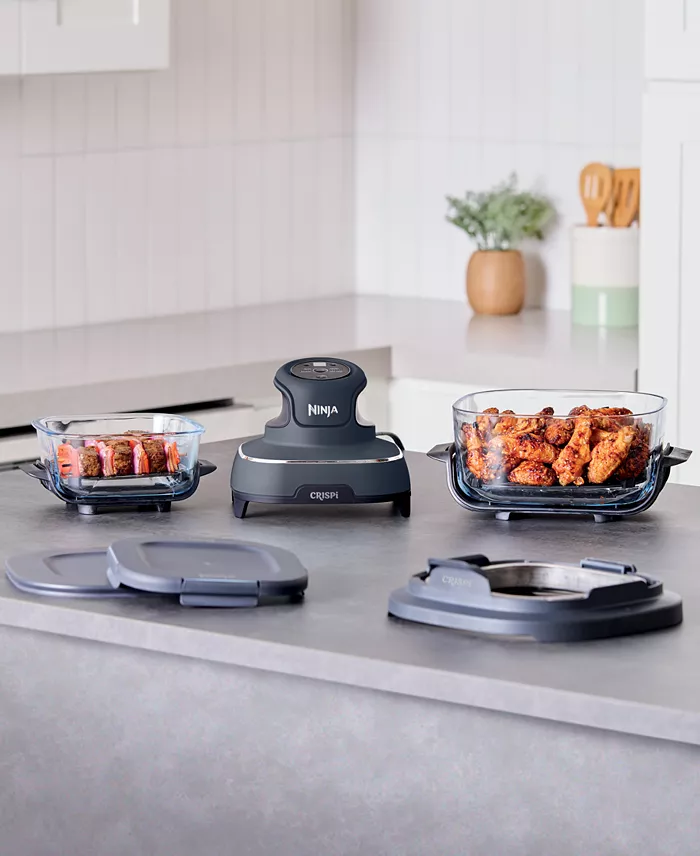 Alfani Ninja Crispi 4-in-1 Portable Glass Air Fryer Cooking System Kitchen & Dining
