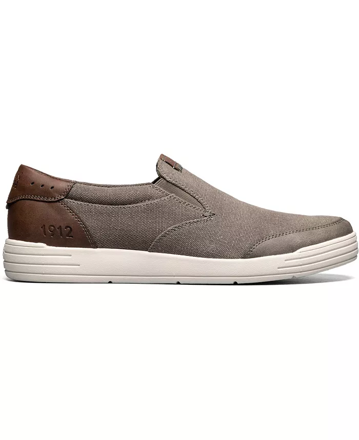 Alfani Nunn Bush Men's Kore City Walk Athletic Style Canvas Slip-On Loafer Men's Shoes
