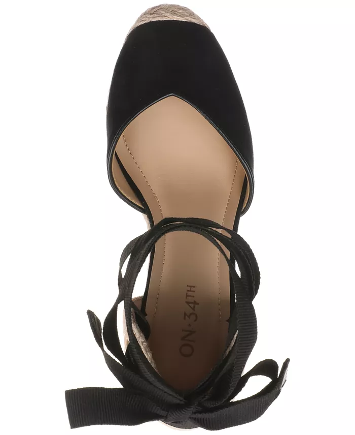 Alfani On 34th Melindaa Espadrille Wedge High Heel Sandals Exclusively At Macy's Women's Fashion Shoes & Accessories