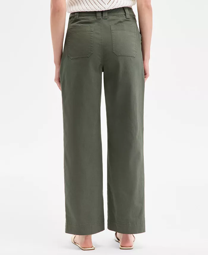Alfani On 34th Women's Braided-Trim Cargo Pants Exclusively At Macy's Women's Fashion Shoes & Accessories