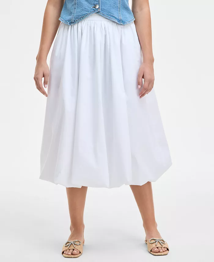 Alfani On 34th Women's Bubble-Hem Midi Skirt Exclusively At Macy's Women's Fashion Shoes & Accessories