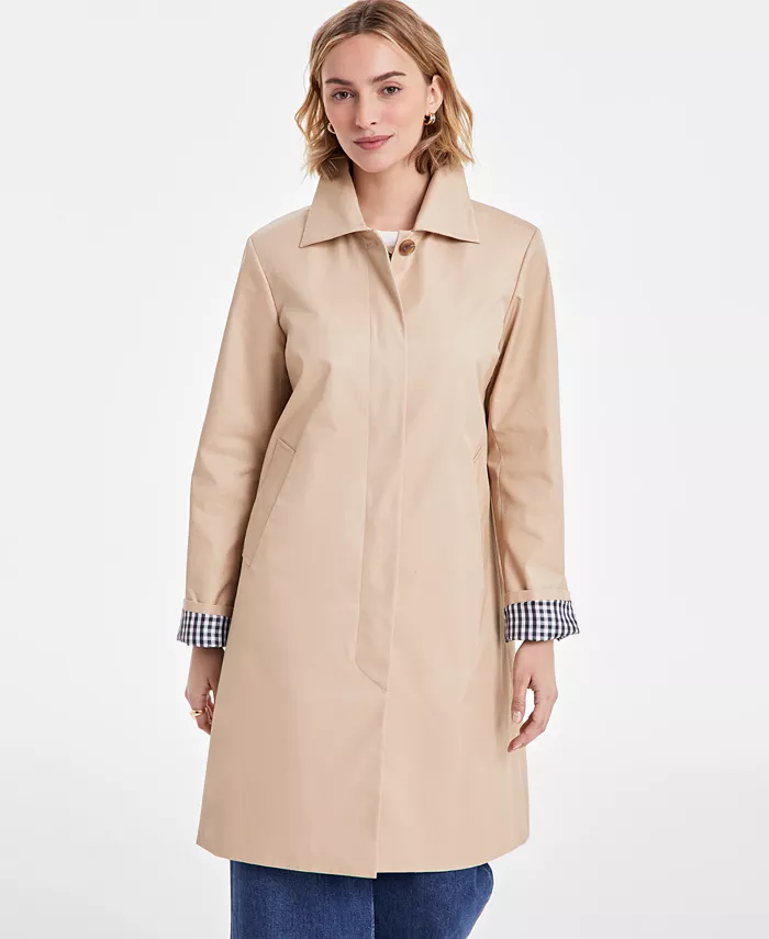 Alfani On 34th Women's Classic Mac Jacket Exclusively At Macy's Women's Fashion Shoes & Accessories