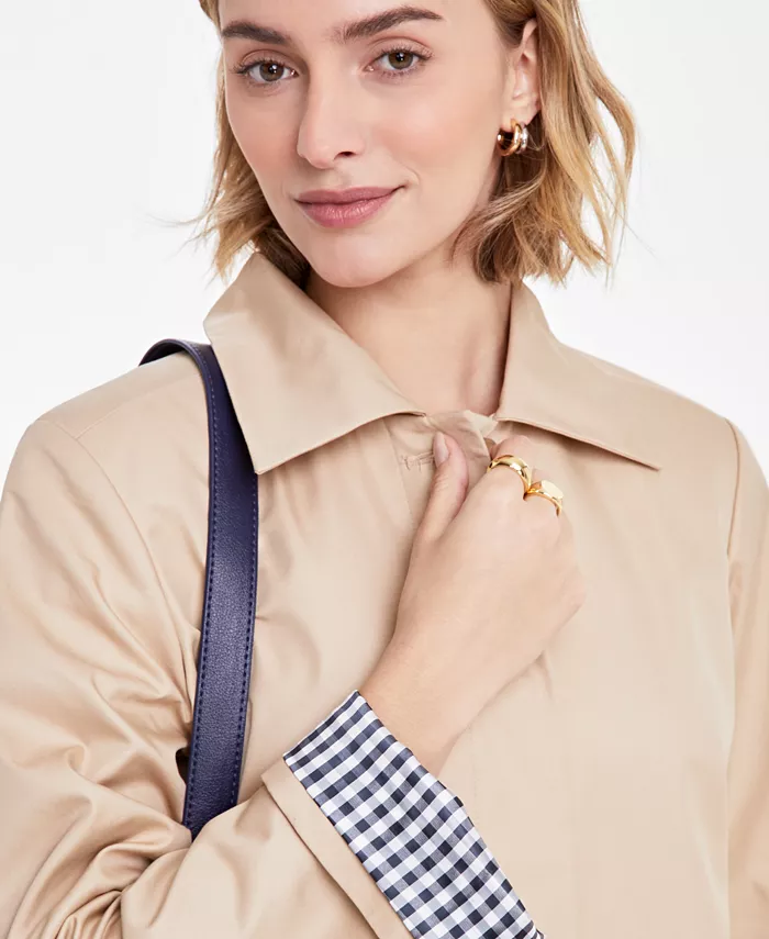 Alfani On 34th Women's Classic Mac Jacket Exclusively At Macy's Women's Fashion Shoes & Accessories