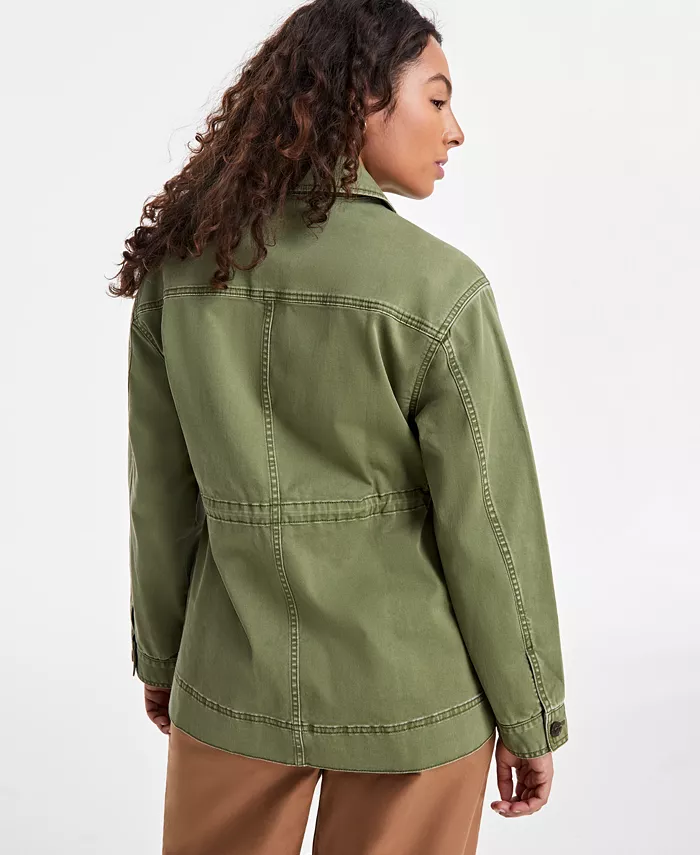 Alfani On 34th Women's Easy Utility Jacket Exclusively At Macy's Women's Fashion Shoes & Accessories