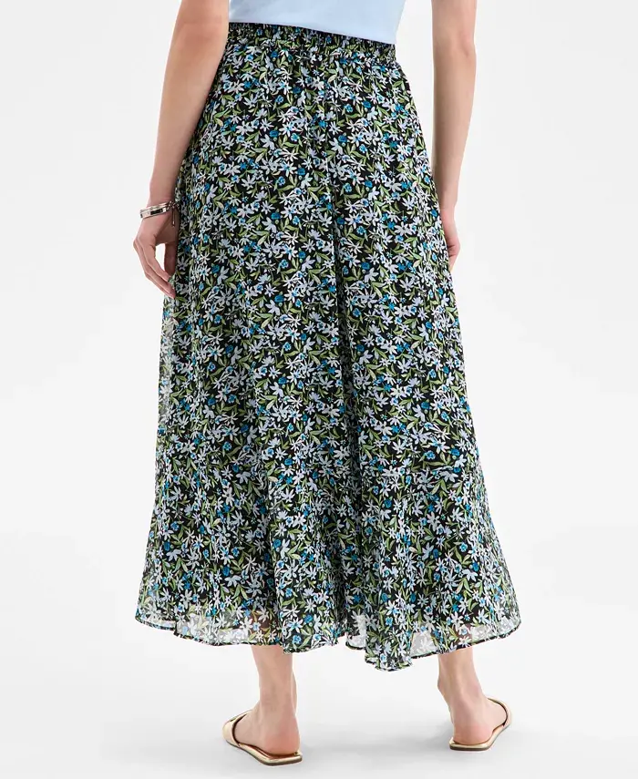 Alfani On 34th Women's Floral Tiered Midi Skirt Exclusively At Macy's Women's Fashion Shoes & Accessories