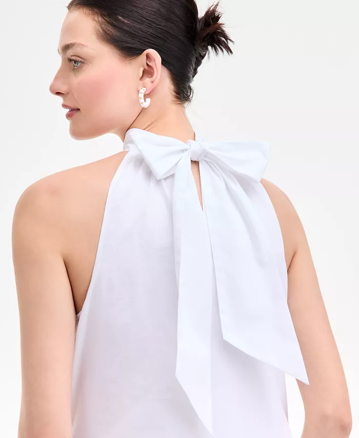 Alfani On 34th Women's Halter Bow-Back Mini Dress Exclusively At Macy's Women's Fashion Shoes & Accessories