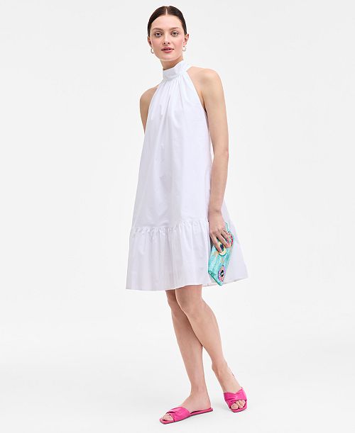 alfani On 34th Women's Halter Bow-Back Mini Dress Exclusively at Macy's Women's Fashion Shoes & Accessories