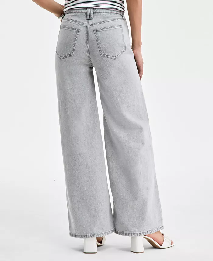 Alfani On 34th Women's High-Rise Wide-Leg Jeans Exclusively At Macy's Women's Fashion Shoes & Accessories