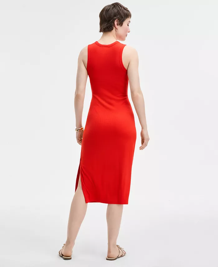 Alfani On 34th Women's Ribbed Knit Midi Dress Exclusively At Macy's Women's Fashion Shoes & Accessories