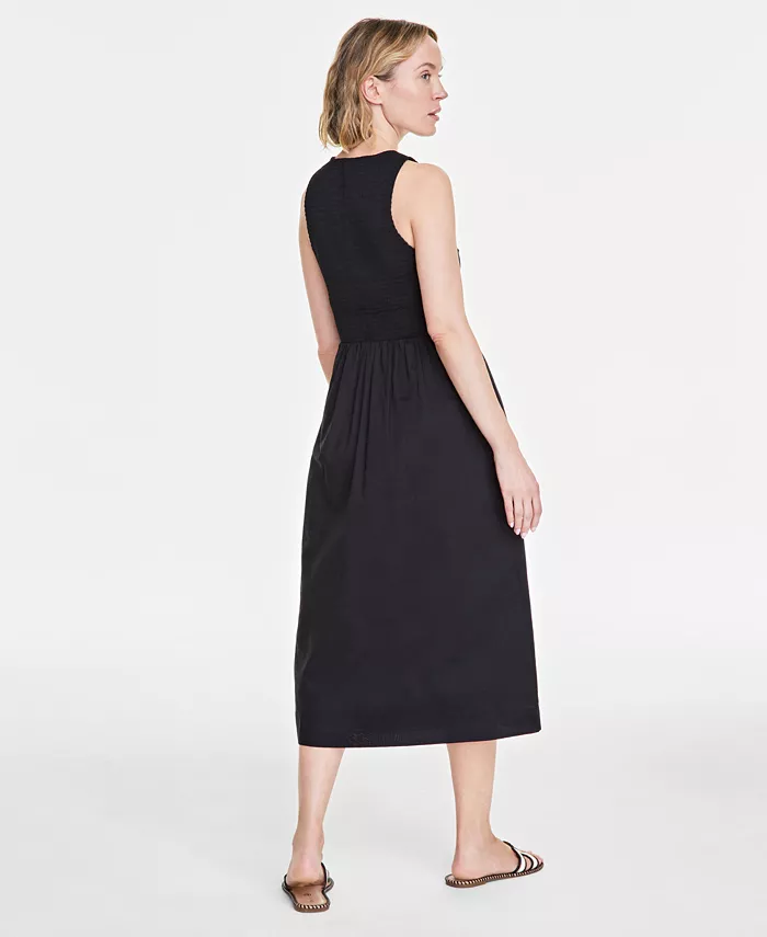 Alfani On 34th Women's Sleeveless Tank Midi Dress Created For Macy's Women's Fashion Shoes & Accessories