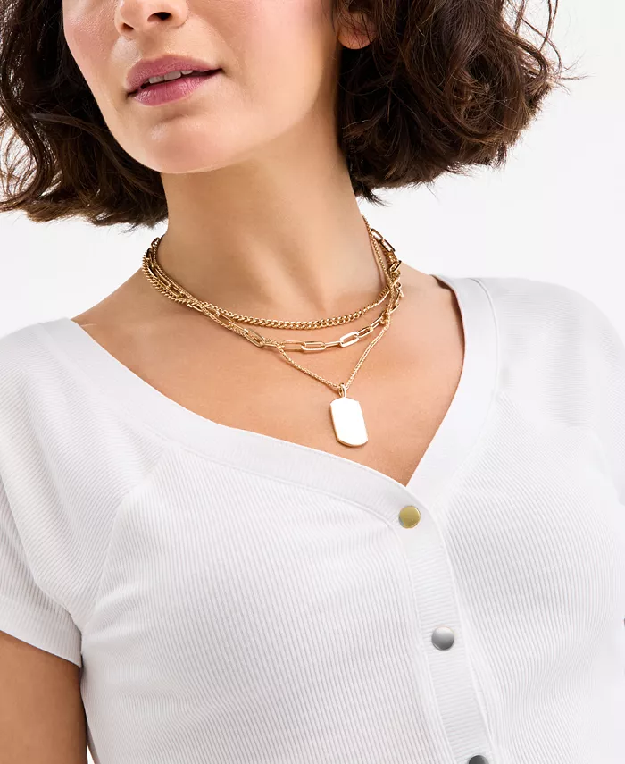 Alfani On 34th Women's Snap-Front T-Shirt Exclusively At Macy's Women's Fashion Shoes & Accessories