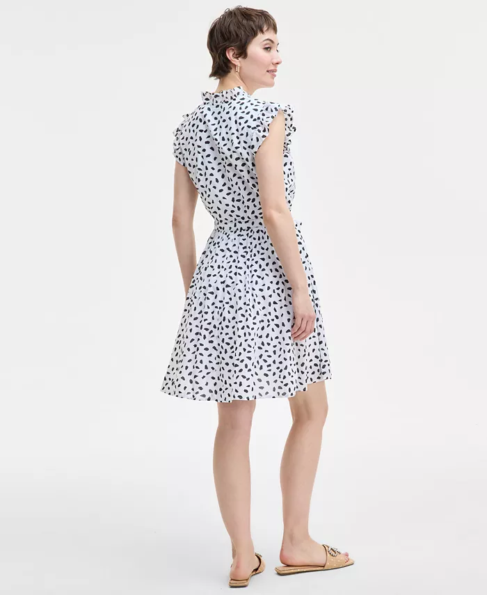 Alfani On 34th Women's V-neck Flutter-Sleeve Mini Dress Exclusively At Macy's Women's Fashion Shoes & Accessories