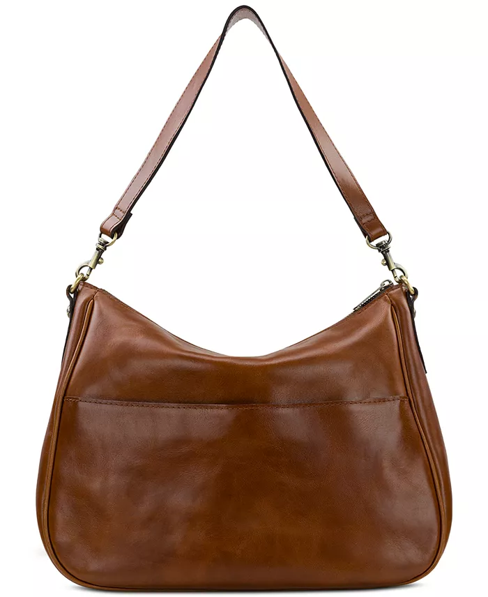 Alfani Patricia Nash Athani Large Leather Shoulder Bag Created For Macy's Handbags Purses & Accessories