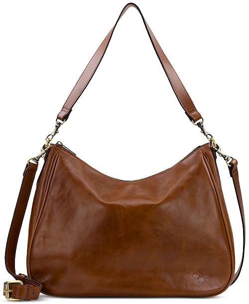alfani Patricia Nash Athani Large Leather Shoulder Bag Created for Macy's Handbags Purses & Accessories