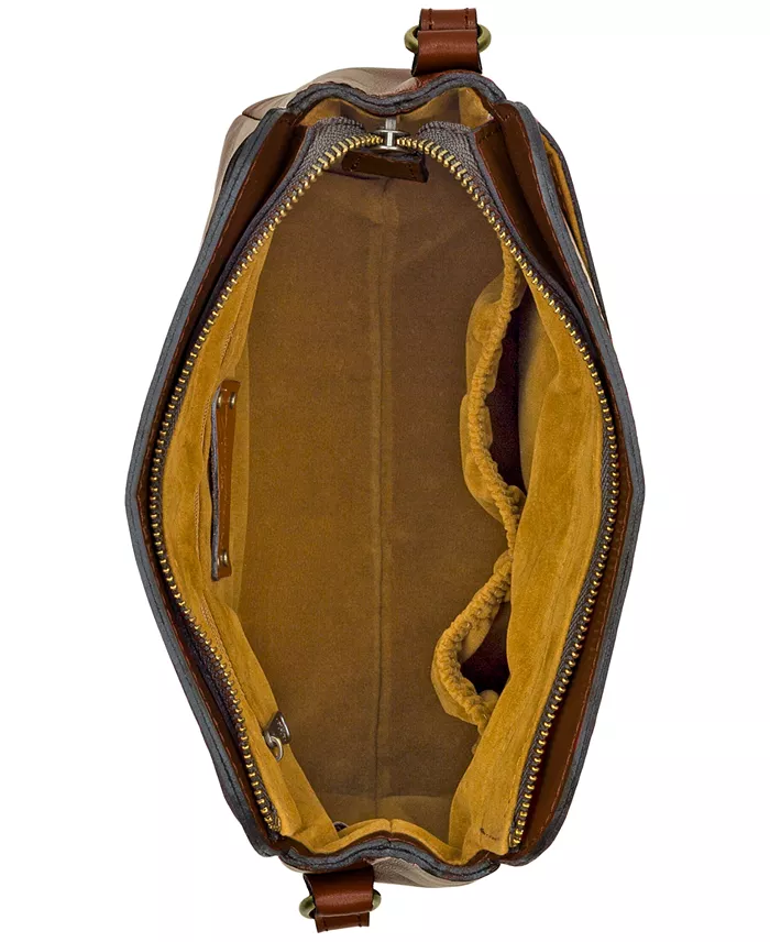 Alfani Patricia Nash Ithaca Small Leather Crossbody Bag Handbags Purses & Accessories