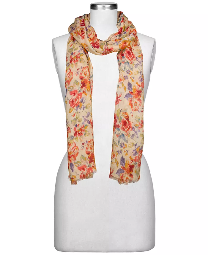 Alfani Patricia Nash Vintage Print Scarf Women's Fashion Shoes & Accessories
