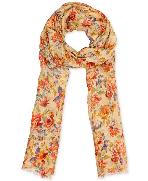 alfani Patricia Nash Vintage Print Scarf Women's Fashion Shoes & Accessories