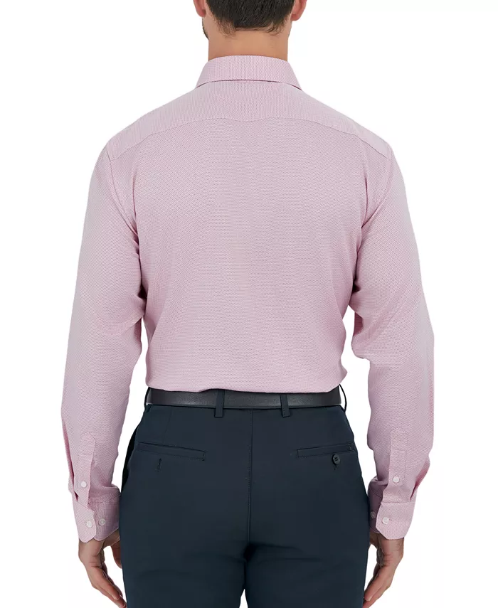Alfani Perry Ellis Portfolio Men's King Micro-Pattern Dress Shirt Men's Fashion & Accessories