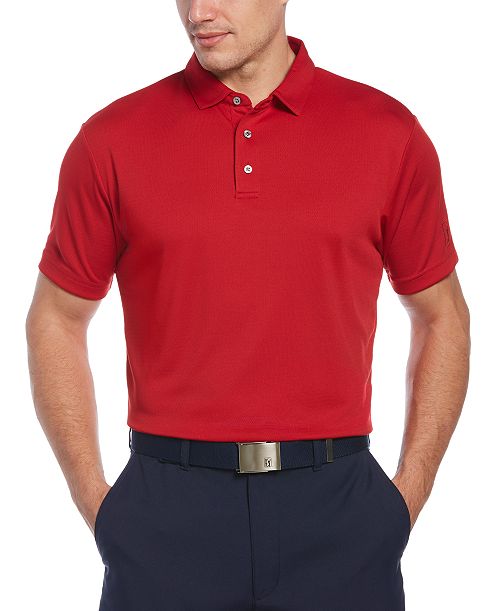 alfani PGA TOUR Men's Airflux Solid Mesh Short Sleeve Golf Polo Shirt Men's Fashion & Accessories