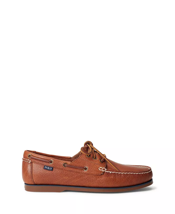 Alfani Polo Ralph Lauren Bienne Tumbled Leather Boat Shoes Men's Shoes