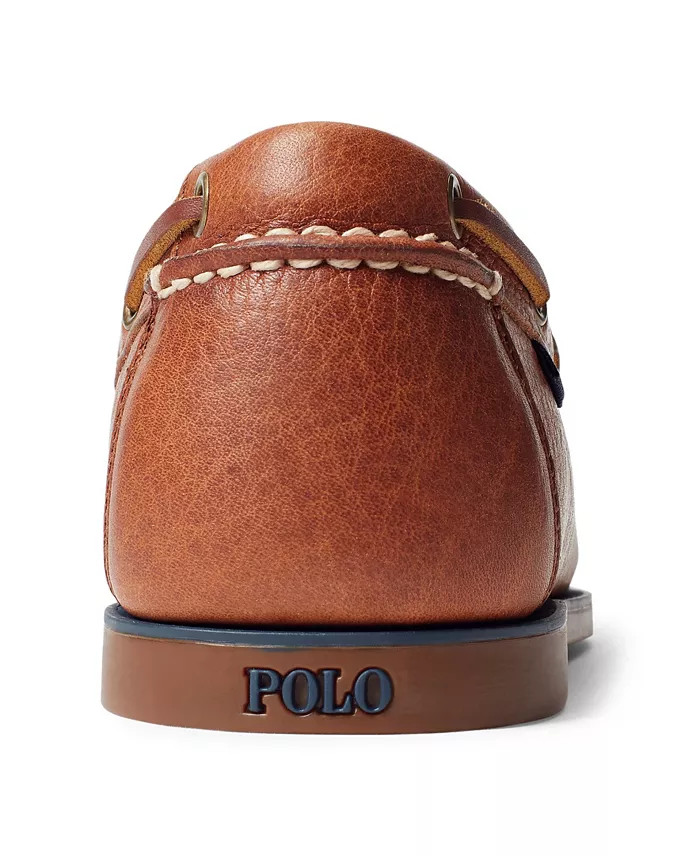 Alfani Polo Ralph Lauren Bienne Tumbled Leather Boat Shoes Men's Shoes
