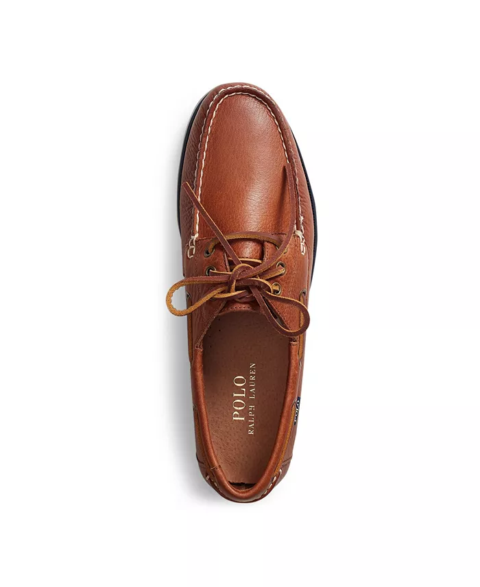 Alfani Polo Ralph Lauren Bienne Tumbled Leather Boat Shoes Men's Shoes