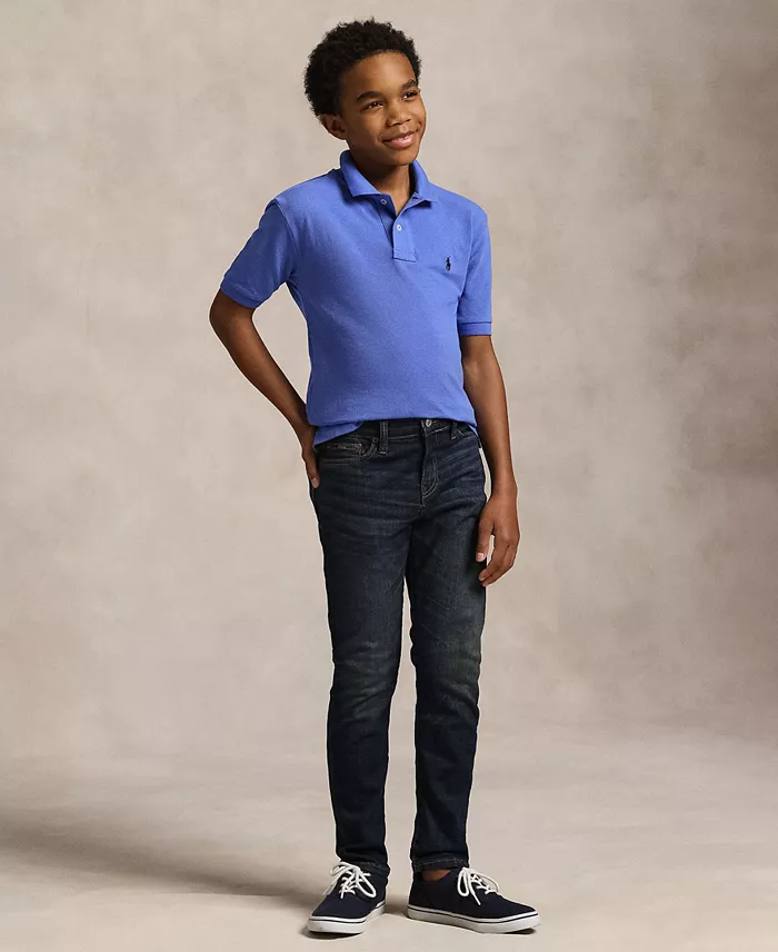 Alfani Polo Ralph Lauren Big Boys Cotton Mesh Logo Polo Shirt Kids