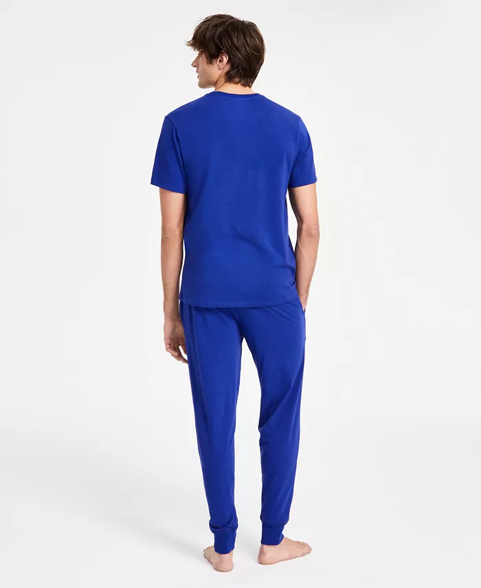 Alfani Polo Ralph Lauren Logo Sleep Shirt & Sleep Joggers Exclusively At Macy's Men's Fashion & Accessories