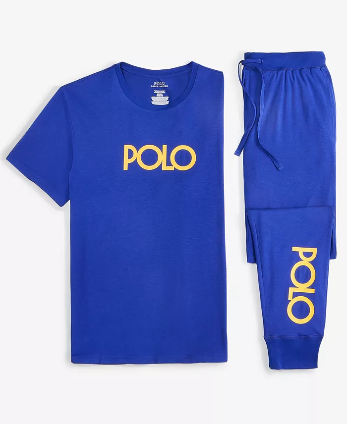 Alfani Polo Ralph Lauren Logo Sleep Shirt & Sleep Joggers Exclusively At Macy's Men's Fashion & Accessories