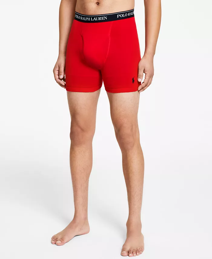 Alfani Polo Ralph Lauren Men's 3-Pack Classic Cotton Boxer Briefs Men's Fashion & Accessories