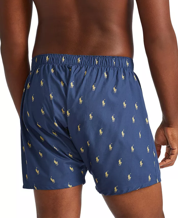 Alfani Polo Ralph Lauren Men's 3-Pack Classic Woven Cotton Boxers Men's Fashion & Accessories