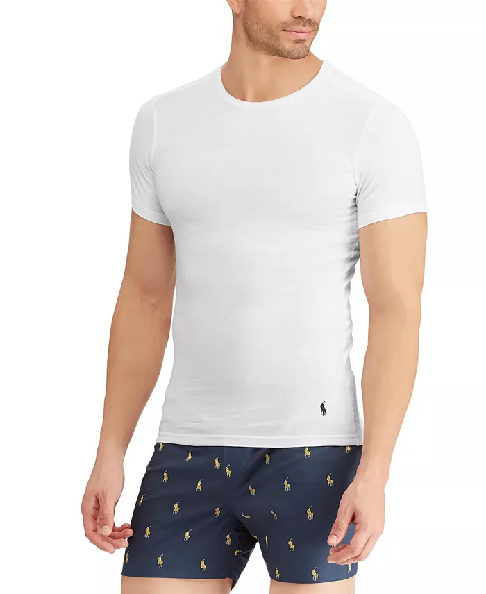 Alfani Polo Ralph Lauren Men's 3-Pack Slim Fit Crewneck Undershirt Men's Fashion & Accessories