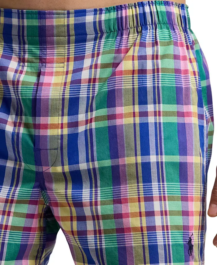 Alfani Polo Ralph Lauren Men's 3-Pk. Classic Woven Cotton Boxers Men's Fashion & Accessories