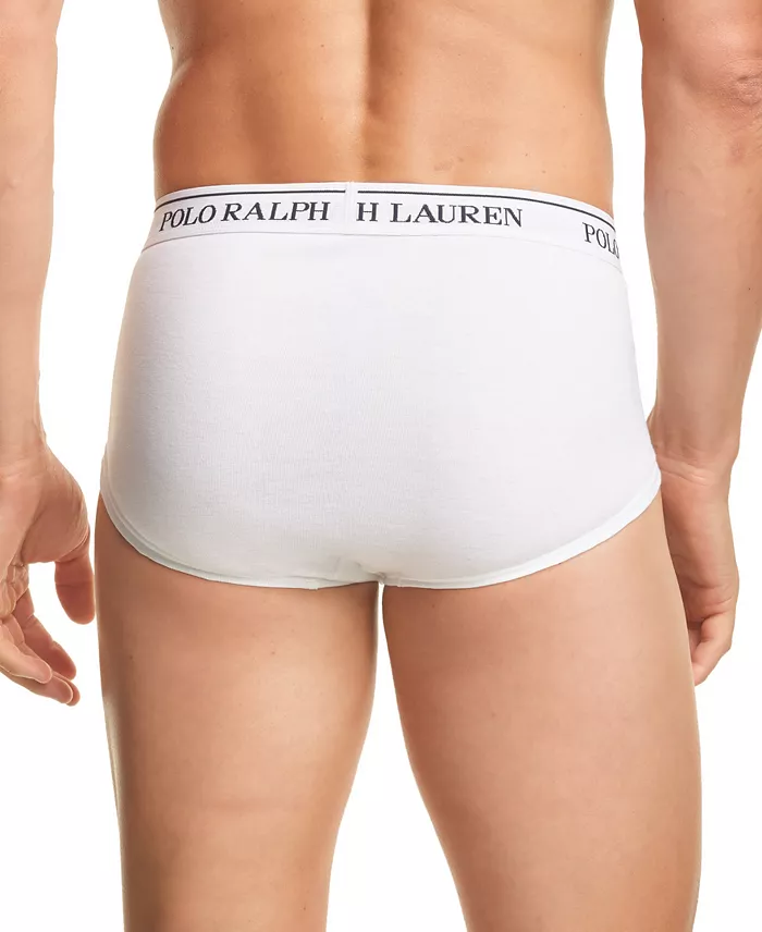 Alfani Polo Ralph Lauren Men's 4-Pack Classic-Fit Mid-Rise Briefs Men's Fashion & Accessories