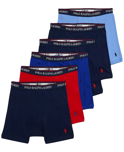 alfani Polo Ralph Lauren Men's 5+1 Free Bonus Classic-Fit Boxer Briefs Men's Fashion & Accessories
