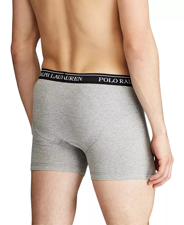 Alfani Polo Ralph Lauren Men's 5-Pack Classic Cotton Boxer Briefs Men's Fashion & Accessories