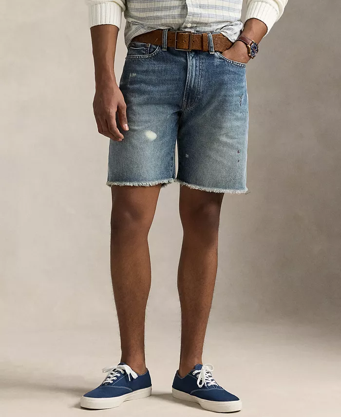 Alfani Polo Ralph Lauren Men's 8-Inch Vintage Classic Denim Shorts Men's Fashion & Accessories