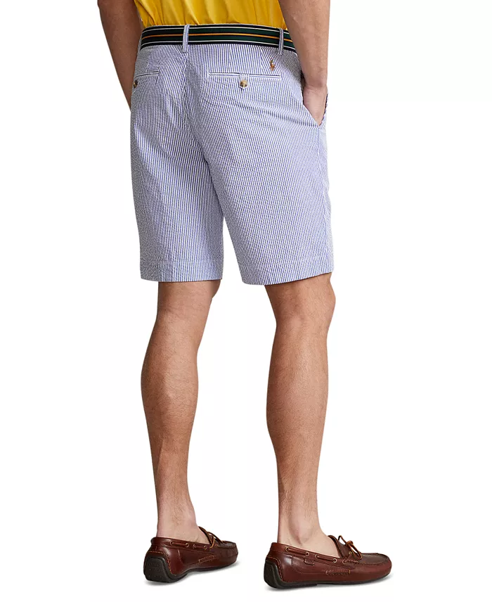 Alfani Polo Ralph Lauren Men's 9-1/4-Inch Stretch Classic-Fit Seersucker Shorts Men's Fashion & Accessories
