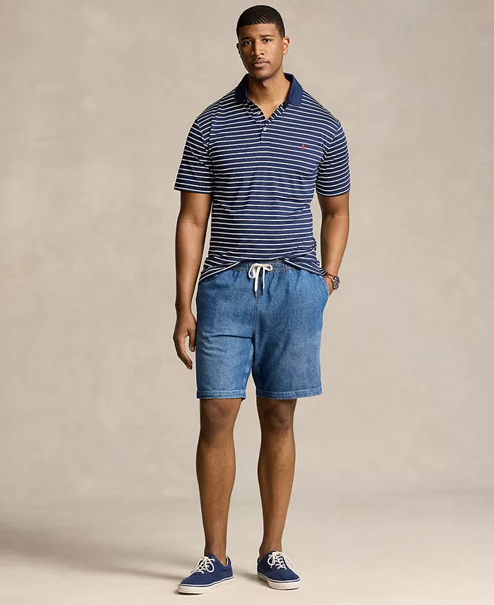 Alfani Polo Ralph Lauren Men's Big & Tall Airflow Stretch Striped Performance Polo Shirt Men's Fashion & Accessories