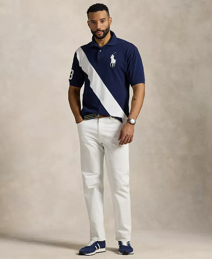 Alfani Polo Ralph Lauren Men's Big & Tall Big Pony Mesh Polo Shirt Men's Fashion & Accessories