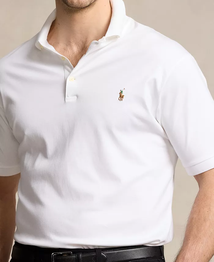 Alfani Polo Ralph Lauren Men's Big & Tall Classic Fit Soft Cotton Polo Men's Fashion & Accessories