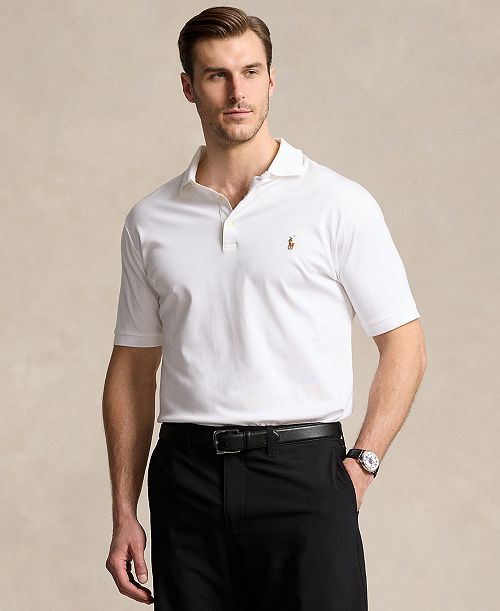 alfani Polo Ralph Lauren Men's Big & Tall Classic Fit Soft Cotton Polo Men's Fashion & Accessories