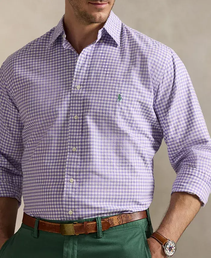 Alfani Polo Ralph Lauren Men's Big & Tall Cotton Oxford Shirt Men's Fashion & Accessories