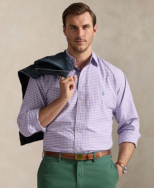 alfani Polo Ralph Lauren Men's Big & Tall Cotton Oxford Shirt Men's Fashion & Accessories