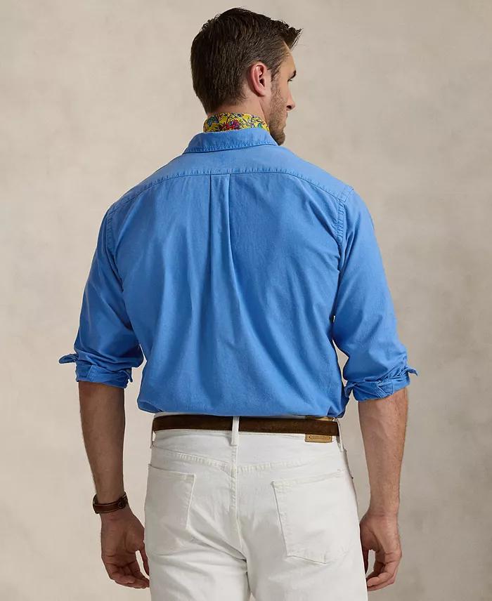Alfani Polo Ralph Lauren Men's Big & Tall Garment-Dyed Oxford Shirt Men's Fashion & Accessories