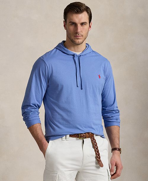 alfani Polo Ralph Lauren Men's Big & Tall Jersey Hooded T-Shirt Men's Fashion & Accessories