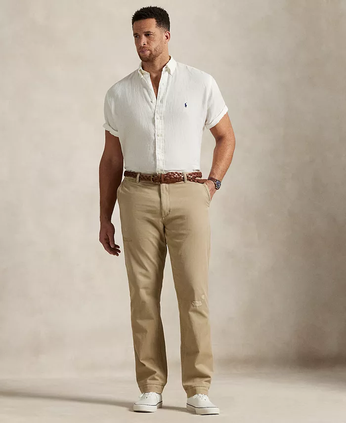 Alfani Polo Ralph Lauren Men's Big & Tall Linen Shirt Men's Fashion & Accessories