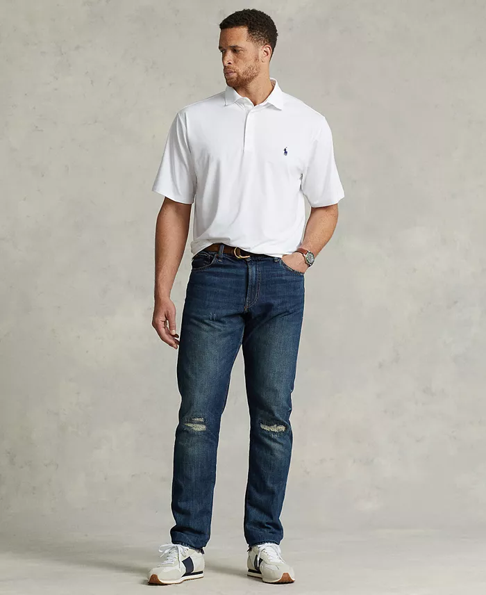 Alfani Polo Ralph Lauren Men's Big & Tall Performance Stretch Jersey Polo Shirt Men's Fashion & Accessories