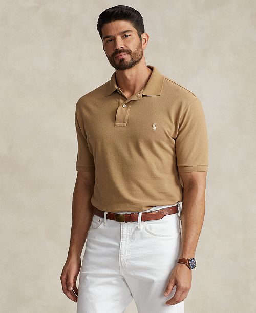alfani Polo Ralph Lauren Men's Big & Tall The Iconic Mesh Polo Shirt Men's Fashion & Accessories
