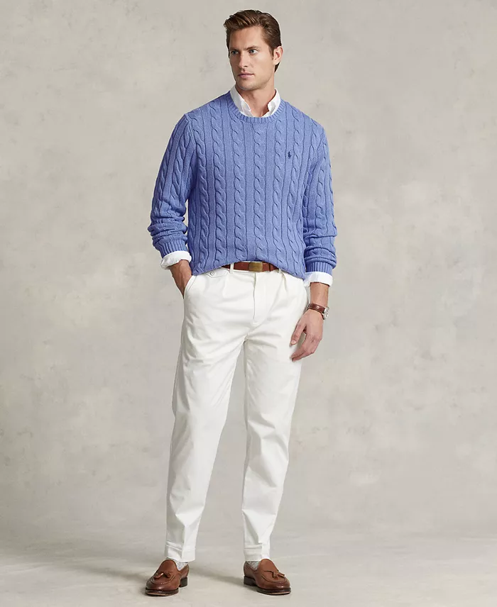 Alfani Polo Ralph Lauren Men's Cable-Knit Cotton Sweater Men's Fashion & Accessories
